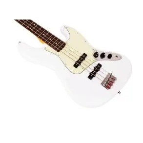 Bajo Eléctrico SX Vintage Series Jazz Bass 4 Cuerdas Blanco Olympic + Funda y Cable