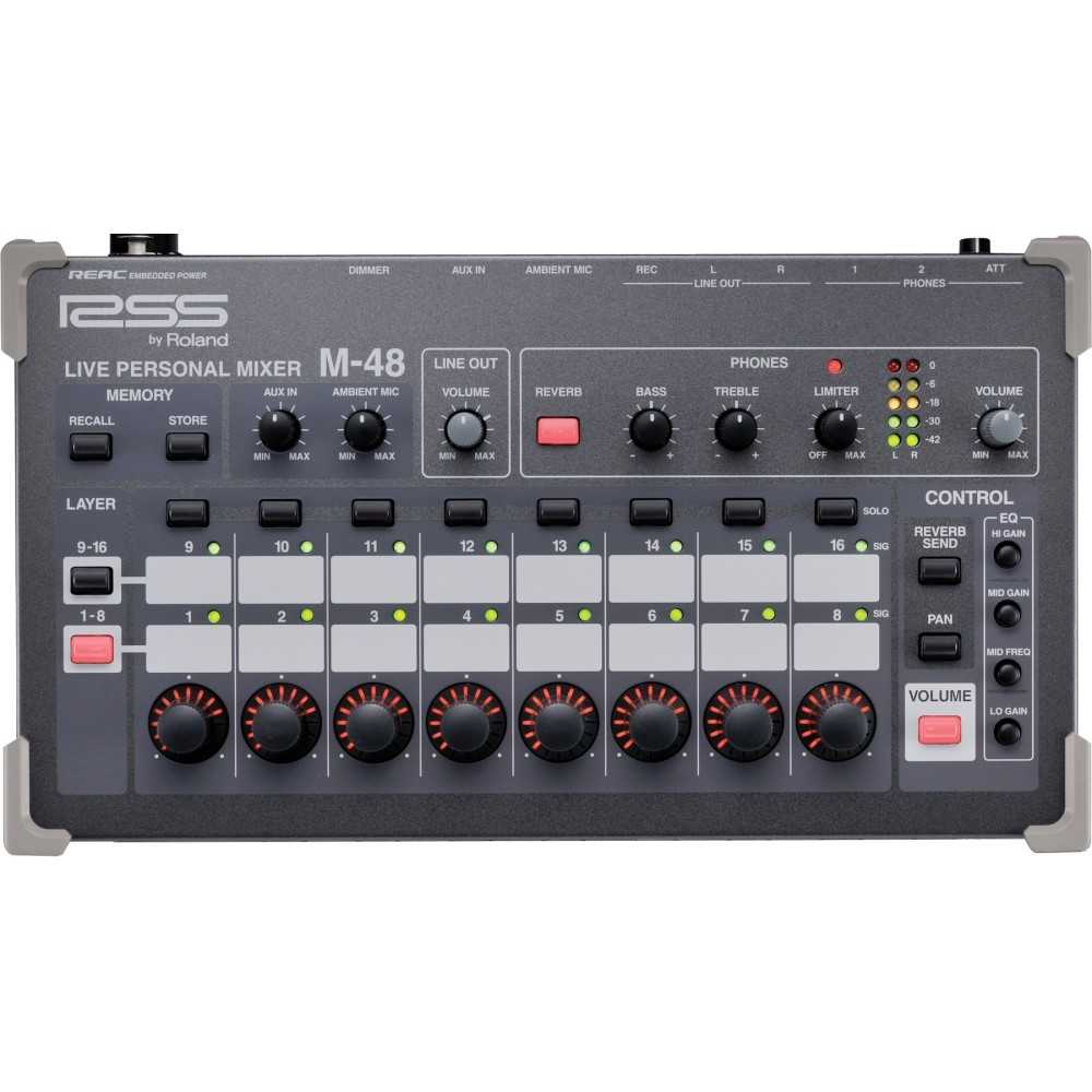 Roland M48 Mezclador Monitoreo Personal Par V-mixer