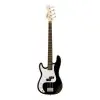 Bajo Eléctrico Zurdo Leonard Precision 4 Cuerdas Negro