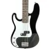 Pack Bajo Eléctrico Zurdo Leonard Precision 4 Cuerdas Negro + Amplificador + Accesorios