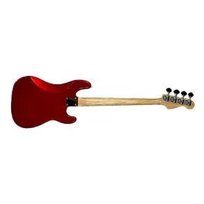 Bajo Eléctrico Zurdo Leonard Precision 4 Cuerdas Rojo Metálico