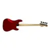 Bajo Eléctrico Zurdo Leonard Precision 4 Cuerdas Rojo Metálico