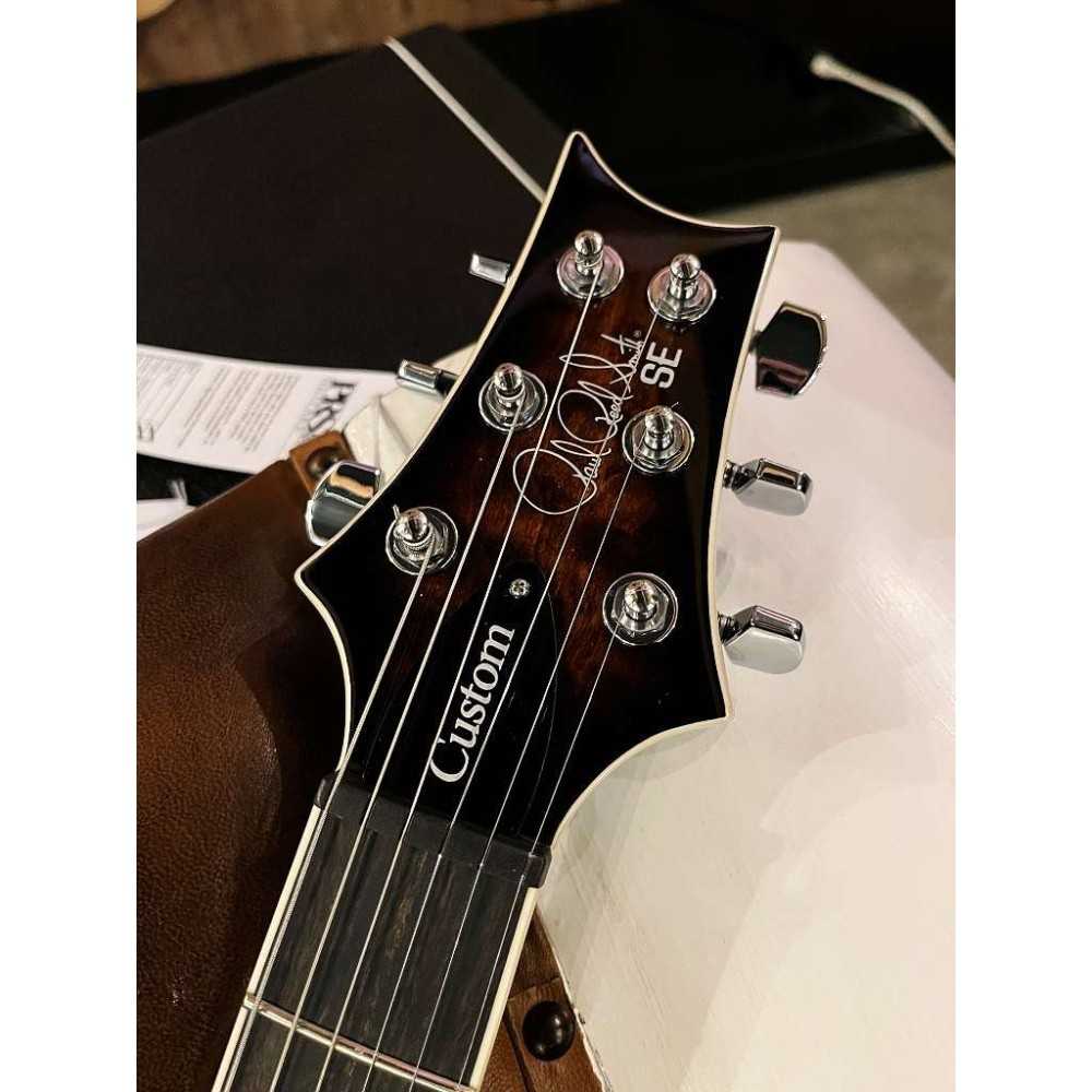 Guitarra Electrica PRS SE Custom 24 Quilt Package | Color Black Gold Sunburst | Paul Reed Smith