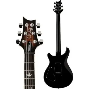 Guitarra Electrica PRS SE Custom 24 Quilt Package | Color Black Gold Sunburst | Paul Reed Smith
