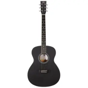 Guitarra Acústica SX SO104BK Cuerpo Triple "0" Negra