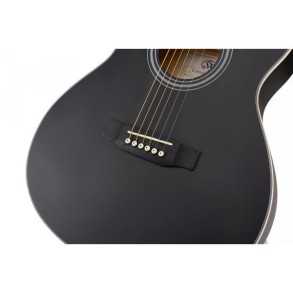 Guitarra Acústica SX SO104BK Cuerpo Triple "0" Negra