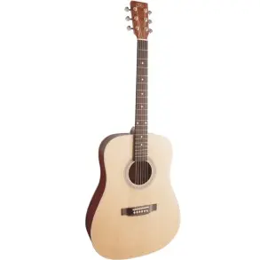 Guitarra Acustica SX SD204 Cuerpo Dreadnought Natural