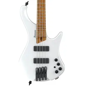 Bajo Eléctrico Ibanez Sin Cabeza EHB1000PWM | 4 Cuerdas Activo | Color Pearl White Matte