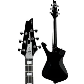 Guitarra Eléctrica Zurda Ibanez PS120-LBK | Paul Stanley Signature | Color Negro / Black