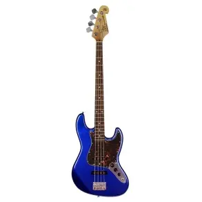 Bajo Eléctrico SX Jazz Bass 4 Cuerdas Azul Eléctrico + Funda