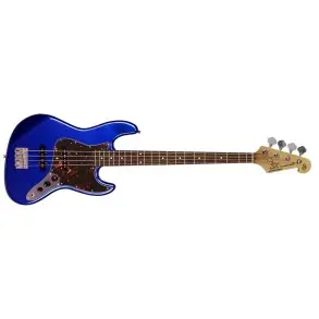 Bajo Eléctrico SX Jazz Bass 4 Cuerdas Azul Eléctrico + Funda