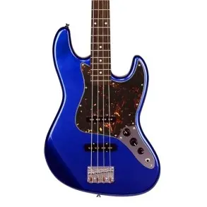 Bajo Eléctrico SX Jazz Bass 4 Cuerdas Azul Eléctrico + Funda