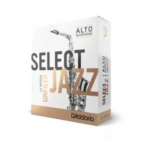 Cañas SELECT JAZZ Saxo Alto Unfiled N° 2H Pack x 10