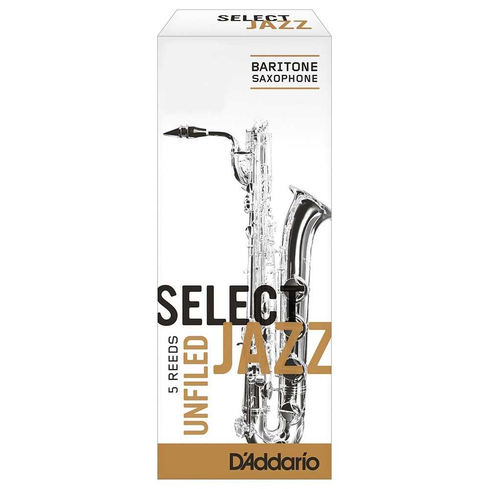 Cañas SELECT JAZZ Saxo Baritono Unfiled N° 3M Pack x 5