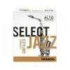 Cañas SELECT JAZZ Saxo Alto Unfiled Nº 3S Pack x 10