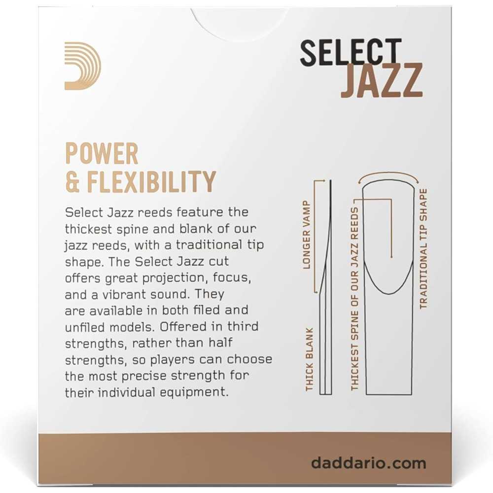 Cañas SELECT JAZZ Saxo Soprano Unfiled N° 4H Pack x 10