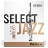 Cañas SELECT JAZZ Saxo Soprano Unfiled N° 3S Pack x 10