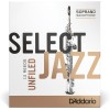 Cañas SELECT JAZZ Saxo Soprano Unfiled N° 3M Pack x 10