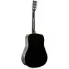 Guitarra Acustica Dreadnought Tapa Tilo Black Brillante