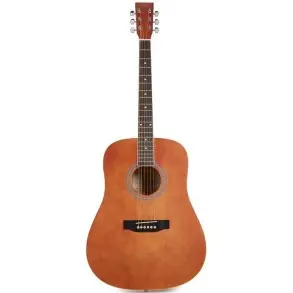 Guitarra Acustica Dreadnought Tapa Tilo Brown