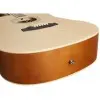 Guitarra Acustica Dreadnought Tapa Tilo Natural Brillante