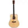 Guitarra Acustica Dreadnought Tapa Abeto Macizo Natural Mate