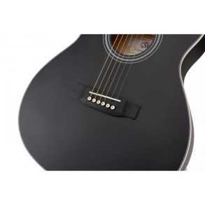 Guitarra Acustica Triple "0" Black brillante