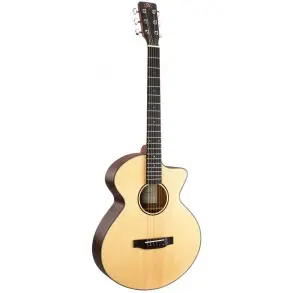 Guitarra Acustica Grase Series Tapa Stika Spruce Natural Mate