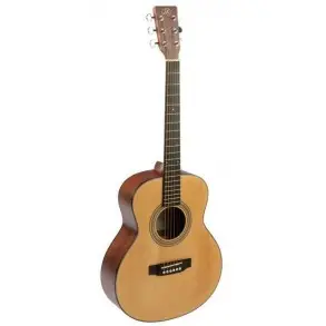 Guitarra Electroacustica Mini Grand Symphony Preamp Fishman Tapa Spruce Color Natural Mate