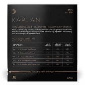 Encordado Daddario Tension Media Para Contrabajo Tamaño 3/4 | Kaplan