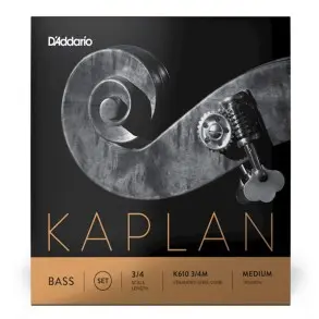 Encordado Daddario Tension Media Para Contrabajo Tamaño 3/4 | Kaplan