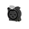 Conector XLR-3 Chasis Hembra