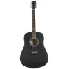 Guitarra Acústica SX SD104BK Cuerpo Dreadnought Negra