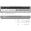 Piano Digital Nux NPK-10 de 88 teclas Sensitivo Bluetooth