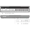 Piano Digital Nux NPK-10 de 88 teclas Sensitivo Bluetooth