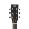 Guitarra Acustica Dreadnought Tapa Tilo Black Brillante