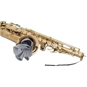 Paño Limpiador Bg Saxo Tenor De Microfibra Con Pesa