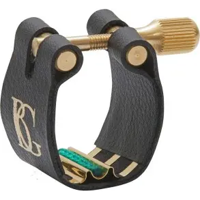 Abrazadera Bg Revelation Silver Para Saxo Alto-Incluye Cubre Boquilla
