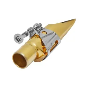 Abrazadera Bg Universal Para Saxo Alto-Tenor Metal Plateada-Incluye Cubre Boquilla