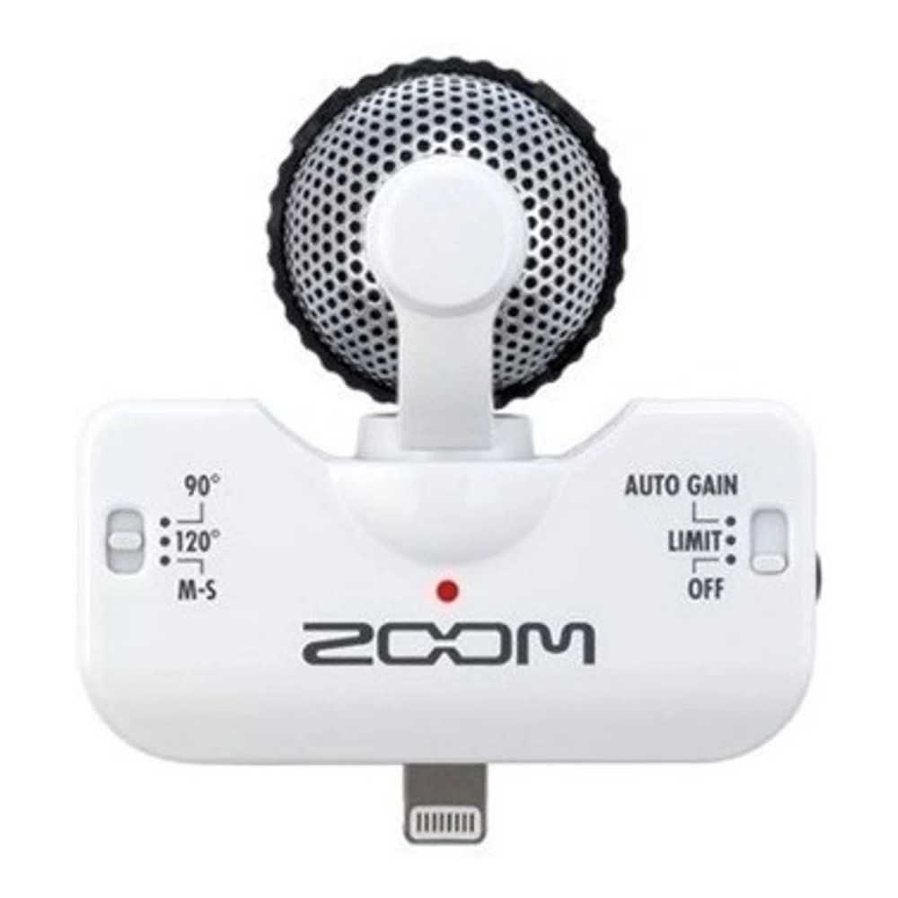 Microfono Zoom Condenser iQ5/W Blanco Salida auriculares