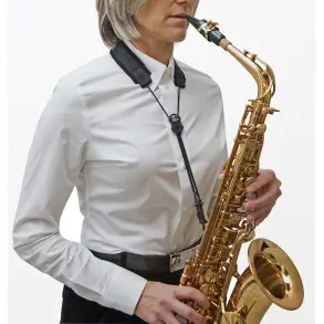 Correa Bg Nylon Saxo Alto-Tenor-Soprano Con Gancho Plastico
