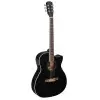Guitarra Stagg Electroacustica Con Corte-Tapa De Pino Maciza-Clav. Blindadas Eq 5 Bandas-Color Negra
