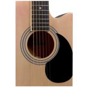 Guitarra Electroacustica Stagg Con Corte-Eq 5 Con Afinador-Color Natural