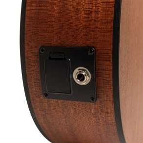 Guitarra Electroacustica Stagg Caoba Con Corte-Eq 5 Con Afinador- Color Natural