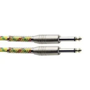 Cable Stagg De Tela Plug-Plug 6Mts Color Amarillo