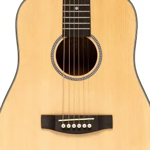 Guitarra Acustica Stagg Traveler De Pino-Color Natural