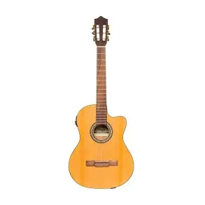 Guitarra Clasica Stagg 1/2 Caja De Pino-Eq 5 Bandas Y Afinador- Con Corte