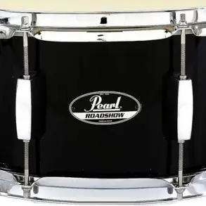 Redoblante Pearl Roadshow 14" x 6.5 8 Torres Negro Jet Black