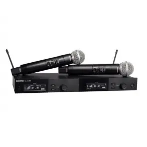 Sistema Inalambrico Digital Shure SLXD con Microfono de mano Doble SM58