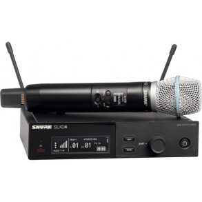 Sistema Inalambrico Digital Shure SLXD con Microfono de mano Beta87A